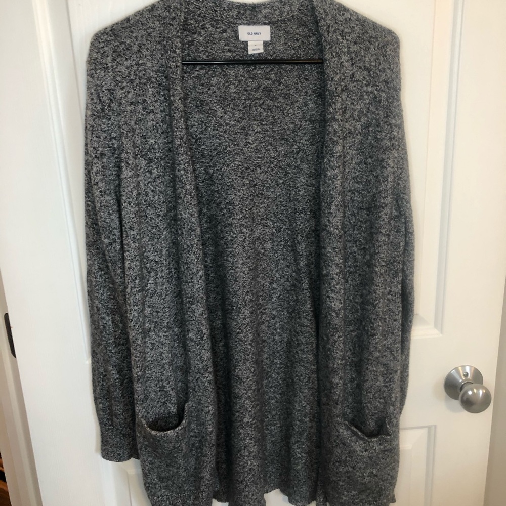 Old navy dark grey cardigan size L